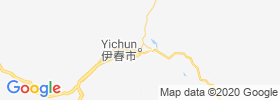 Yichun map